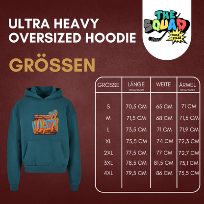 Jake Hildebrand "Hildy" Ultra Heavy Oversized Hoodie in 2 Farben
