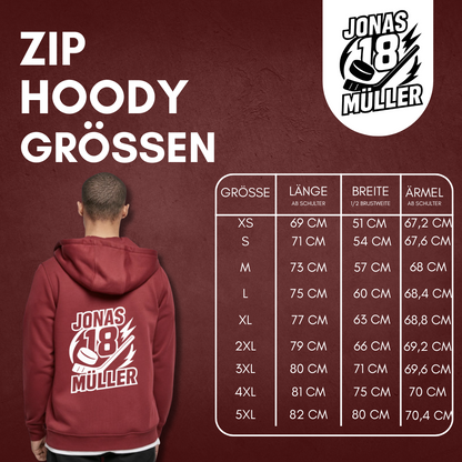 Jonas Müller "Defense18" Zip Hoodie in 2 Farben