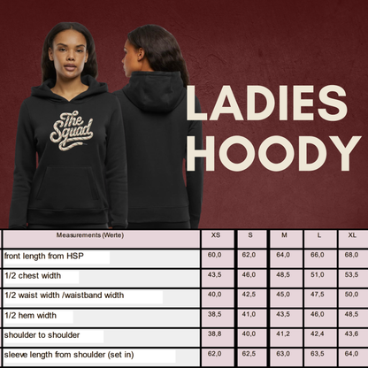 "HOCKEY LACES" The Squad Ladies Heavy Hoody