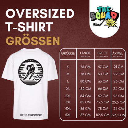 Leon van der Linde "keep grinding" Oversized Shirt