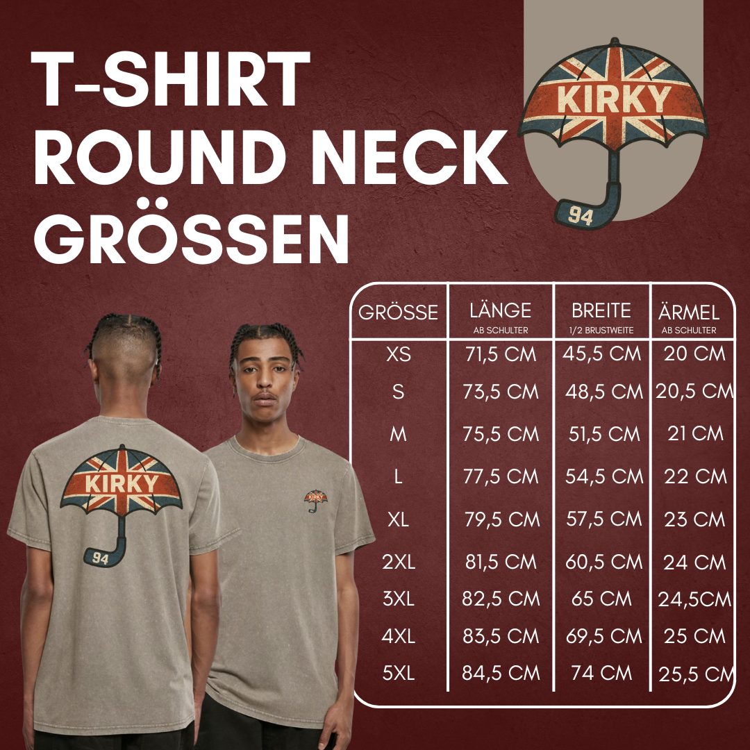 Liam Kirk "Umbrella" Acid Washed Tee