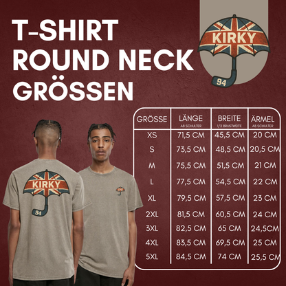 Liam Kirk "Umbrella" Acid Washed Tee