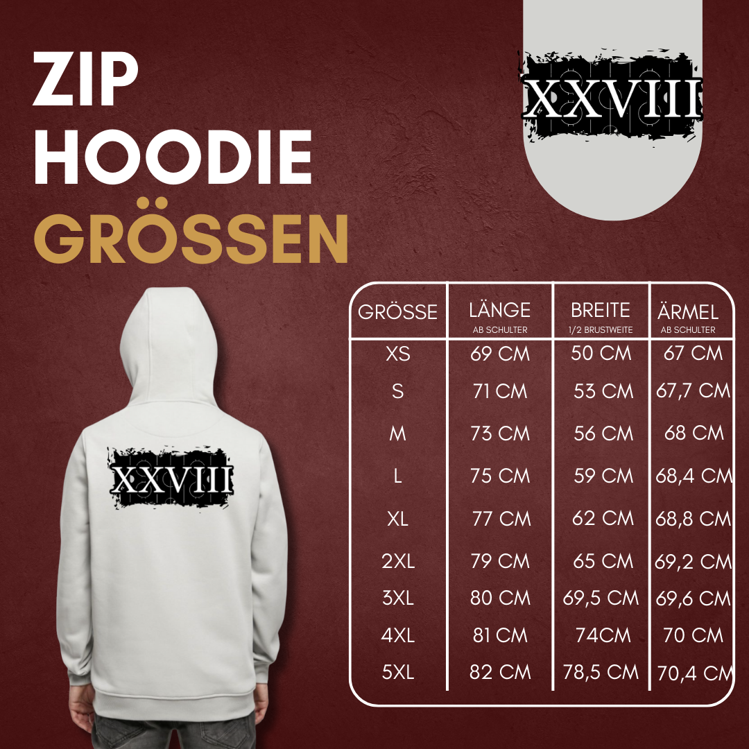 Markus Lillich "28" Heavy Zip Hoody