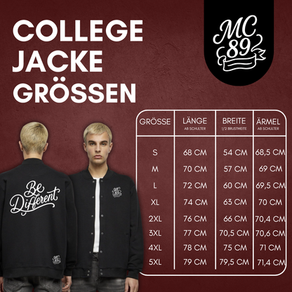 Matt Choupani "be different" College Jacke