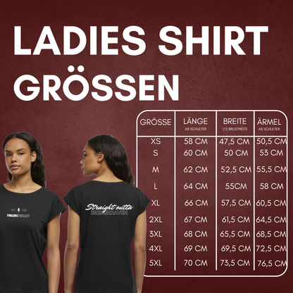 PINGUINS PODCAST x THE SQUAD "straight outta bremerhaven"  Ladies Shirt