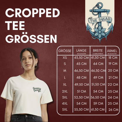 THE SQUAD "Anchored in Hockey"  Cropped Tee