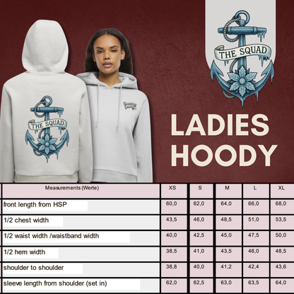 THE SQUAD "Anchored in Hockey"  Ladies Hoody
