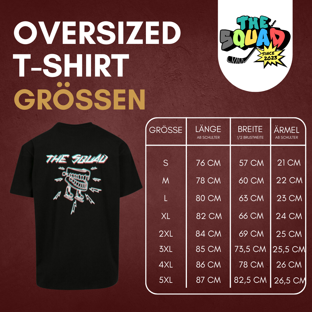 THE SQUAD "Hockey Teeth" Oversized T-Shirt