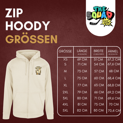 THE SQUAD " I Miss U" 🦷💔 Zip Hoody in 2 Farben