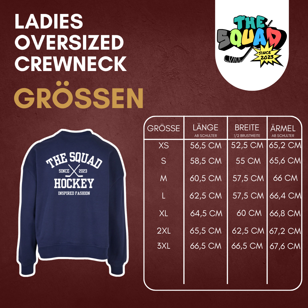 THE SQUAD 🏆 Playoffs 2025🏆 Ladies Oversized Crewneck