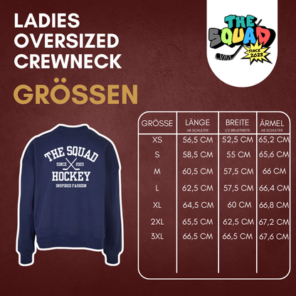 THE SQUAD 🏆 Playoffs 2025🏆 Ladies Oversized Crewneck