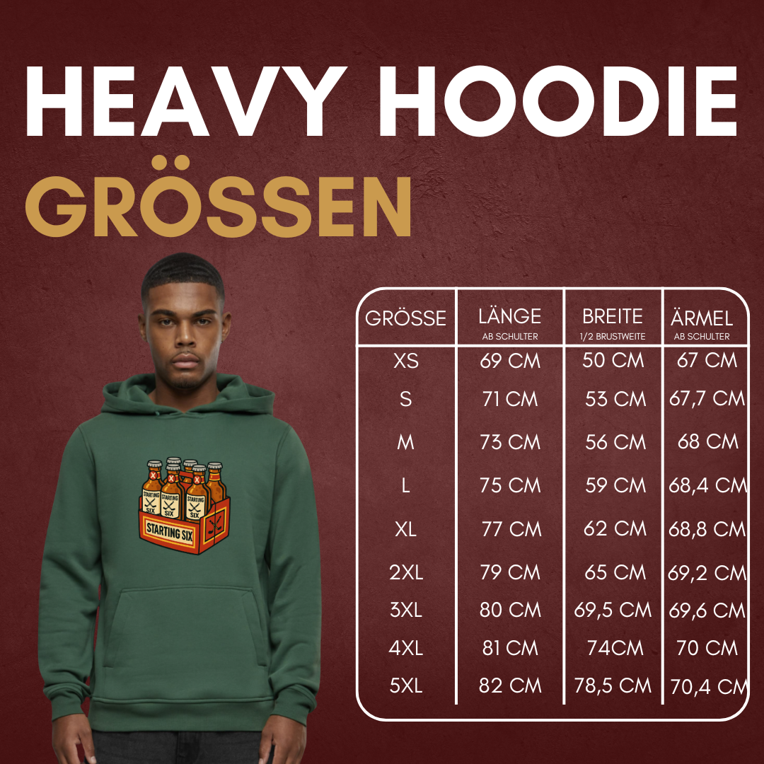 THE SQUAD  "Starting Six" Heavy Hoody