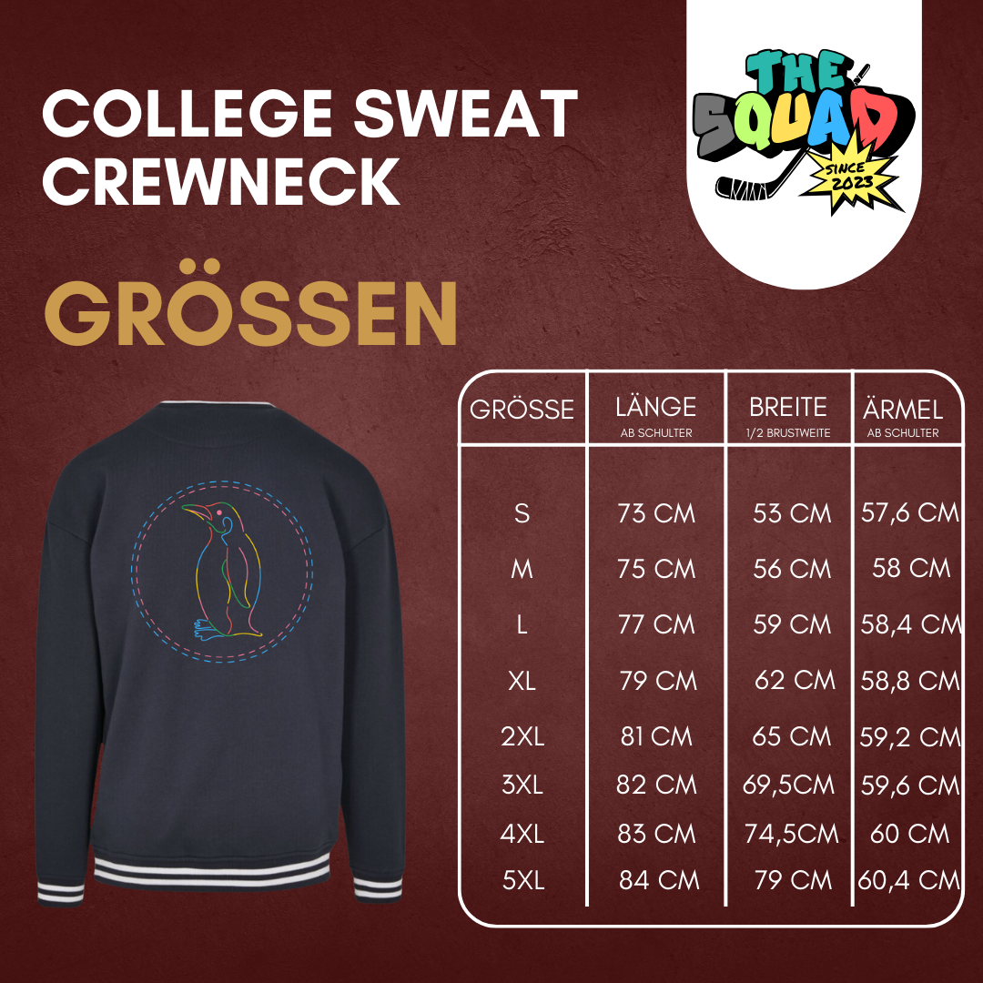 THE SQUAD  "Weite Reise" College Sweat Crewneck