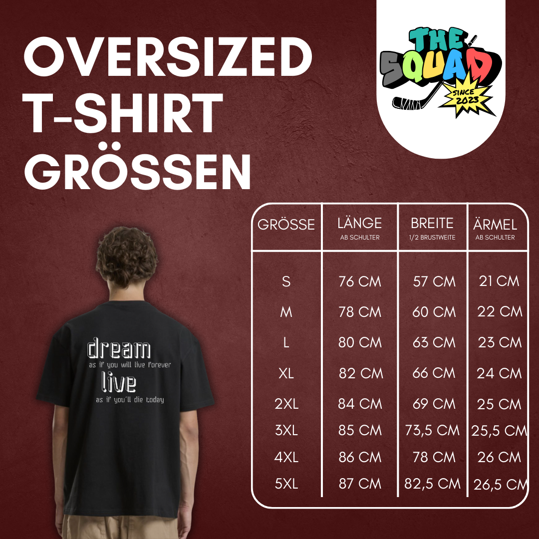 𝕋𝕚𝕞𝕠 𝔾𝕒𝕞𝕤 "dream/live" Oversized Shirt in 2 Farben