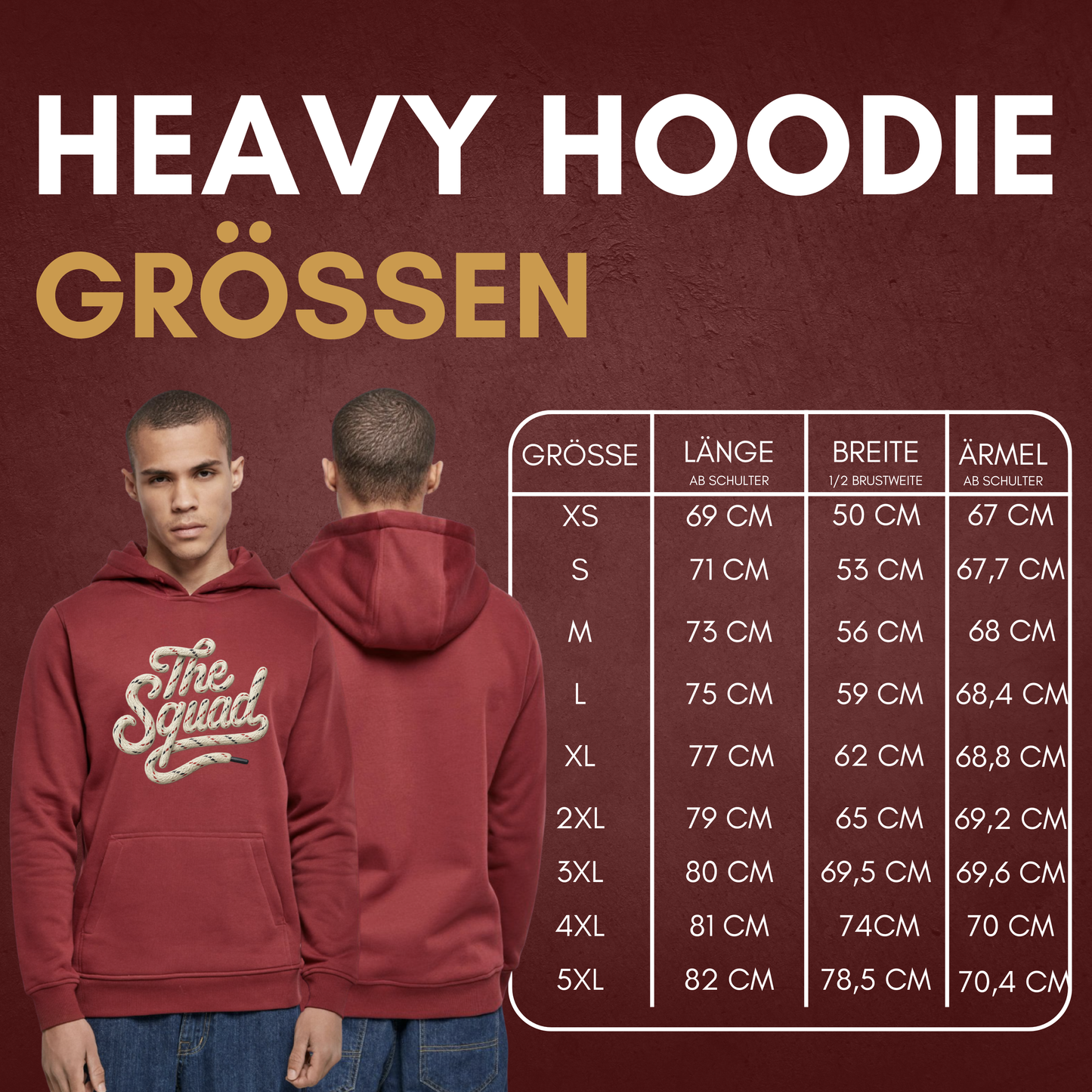 "HOCKEY LACES" The Squad Heavy Hoody