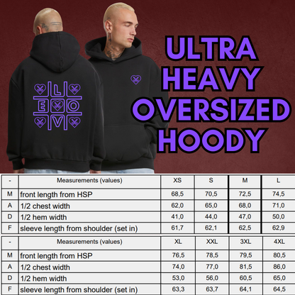 "TIC-TAC-HOCKEY" The Squad Ultra Heavy Oversized Hoody