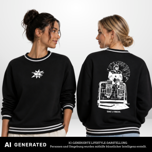 Take a break  Ladies Crewneck