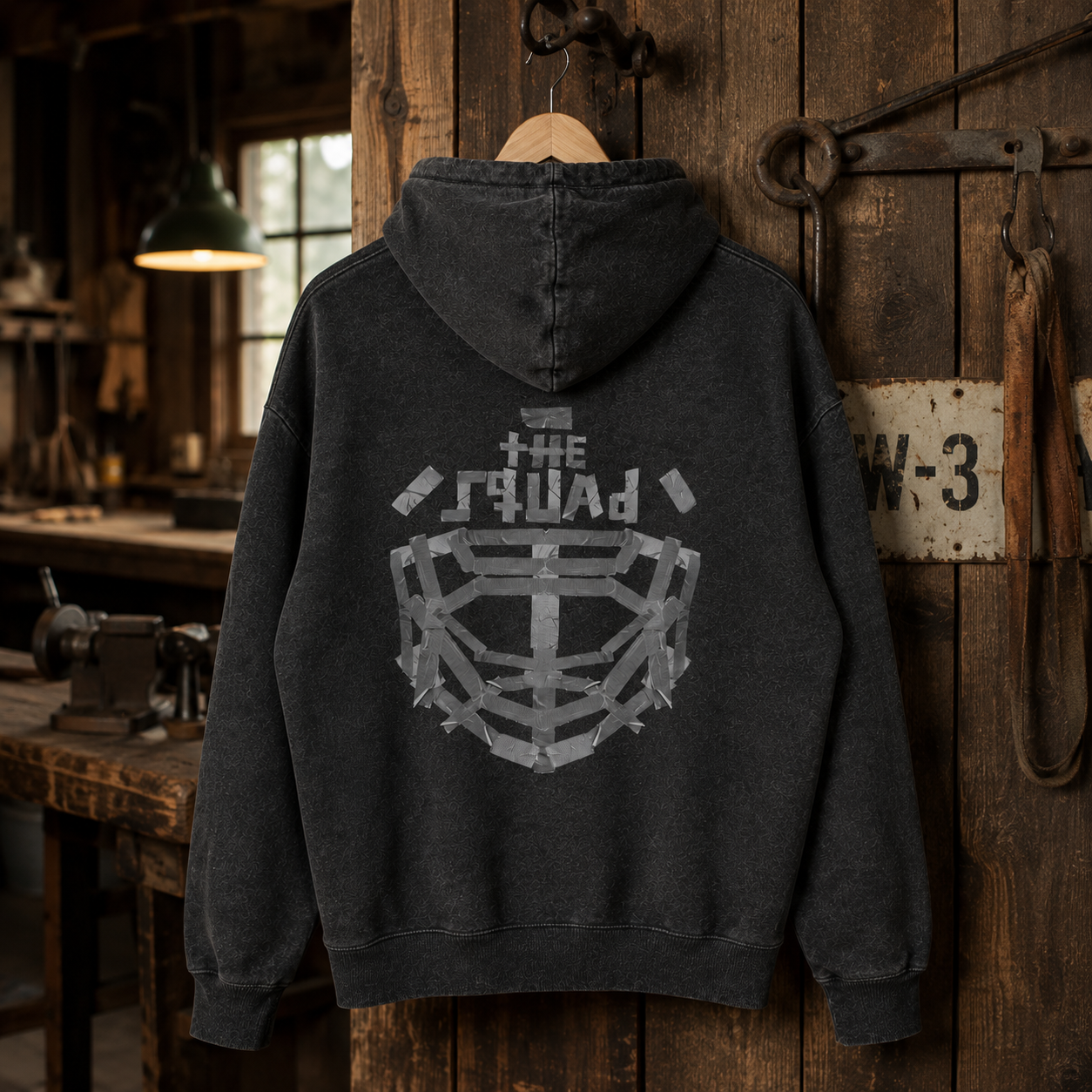 Tape Oversized Hoody