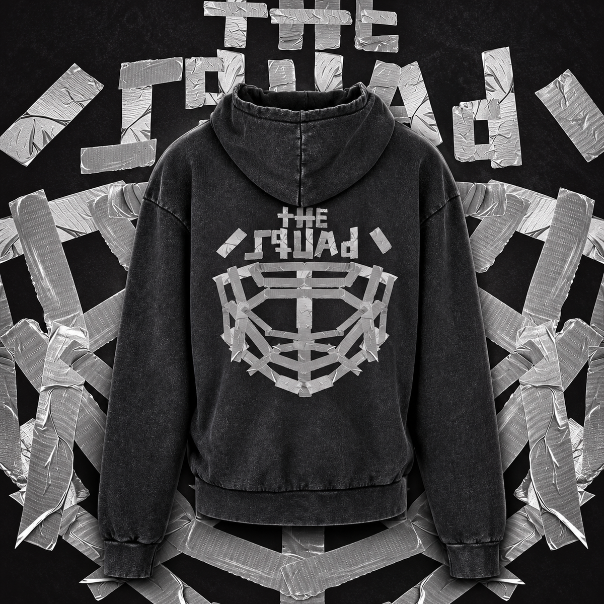 Tape Oversized Hoody