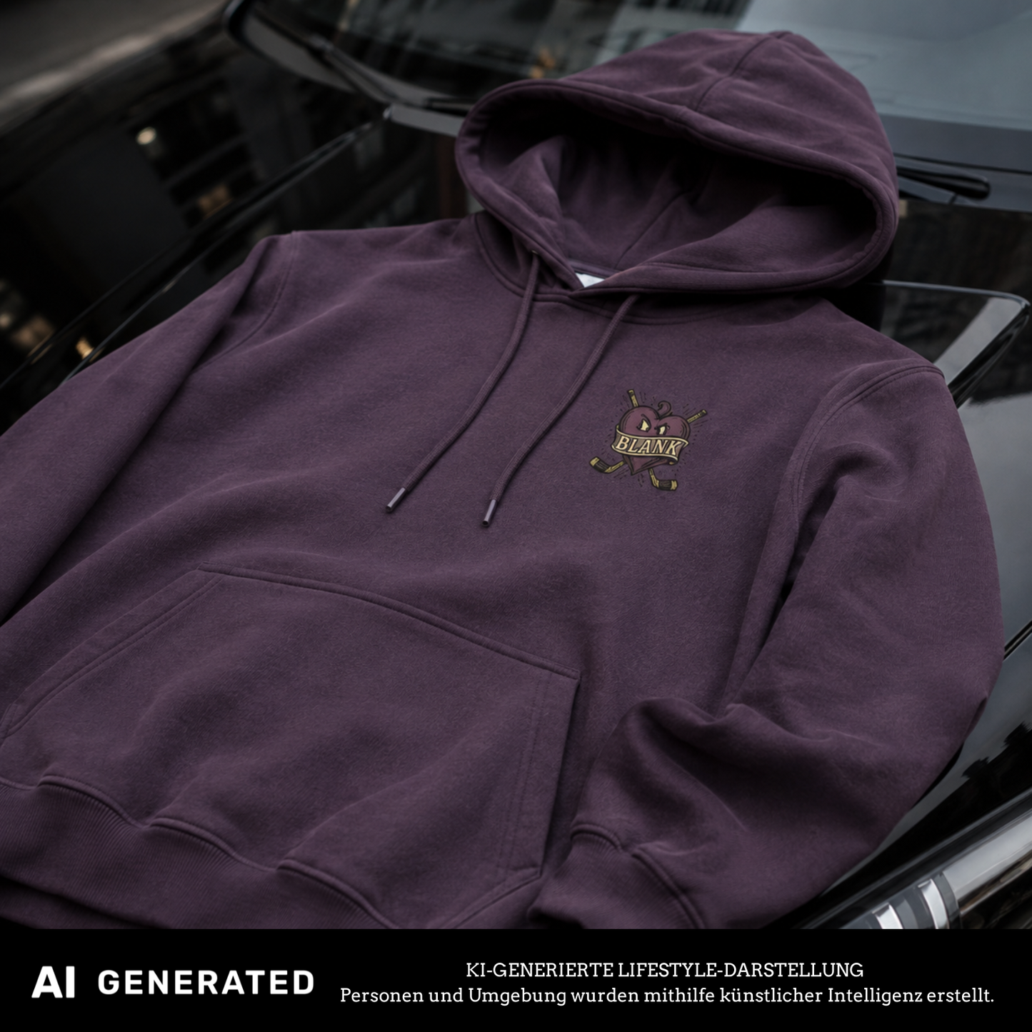 The Future is Blank Hoody Alex Blank x The Squad