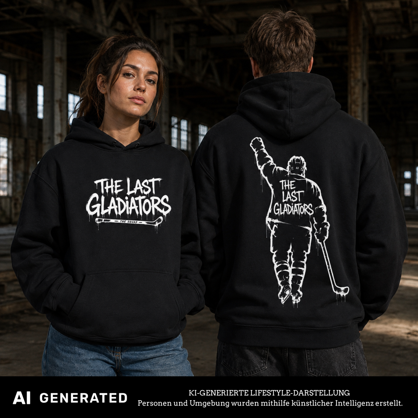 The Last Gladiators Loose Fit Hoody