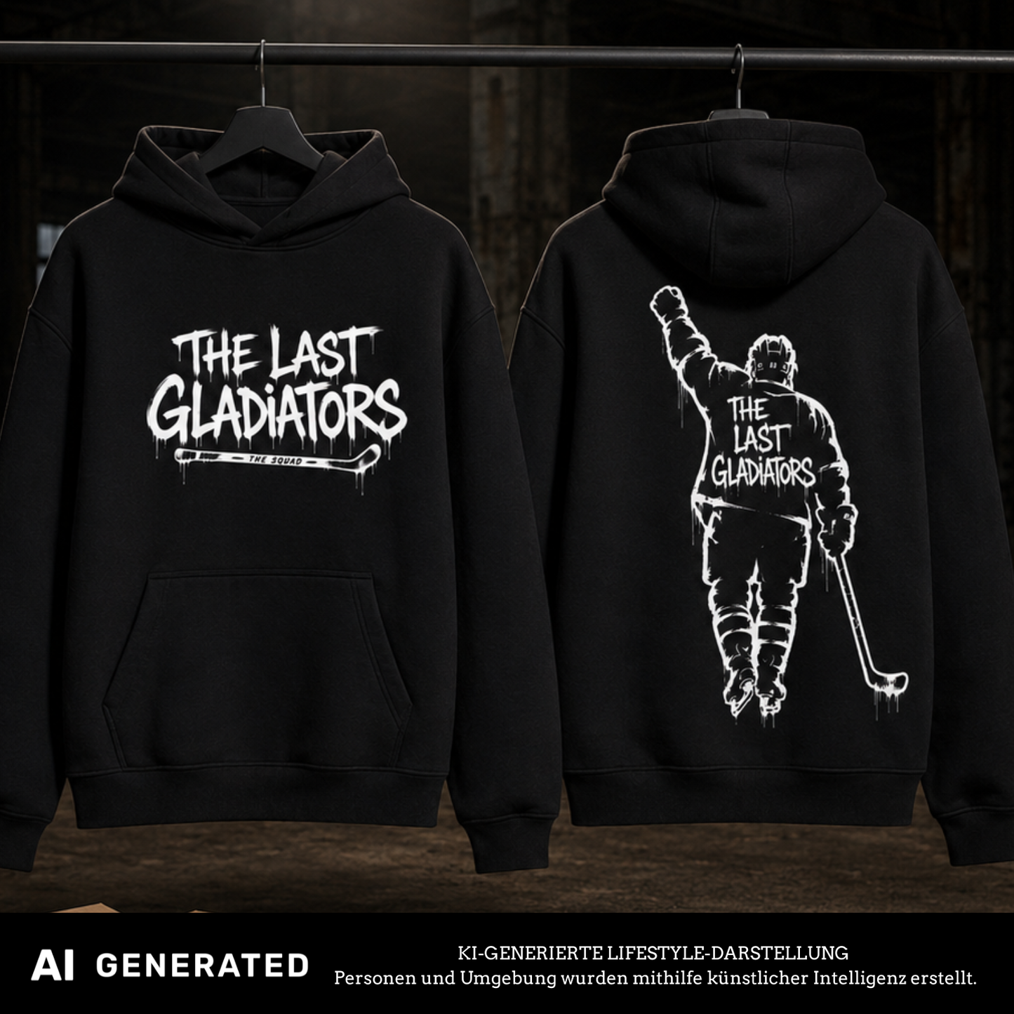 The Last Gladiators Loose Fit Hoody