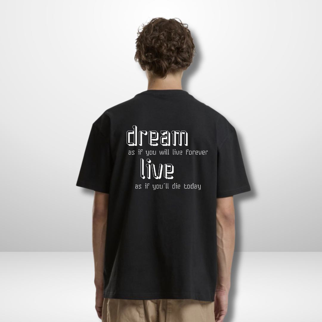 𝕋𝕚𝕞𝕠 𝔾𝕒𝕞𝕤 "dream/live" Oversized Shirt in 2 Farben