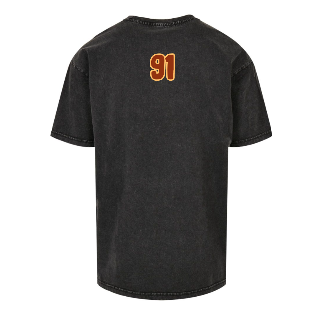 Travis Turnbull "Bull 91" Oversized T-Shirt back