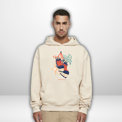 "Under the Mistletoe" Ultra Heavy Oversized Hoodie *