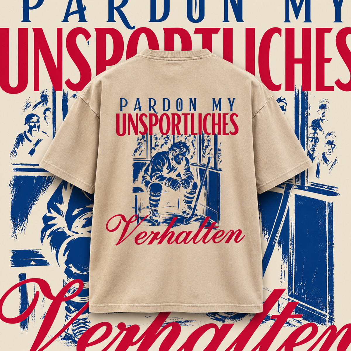 Unsportliches Verhalten Oversized Shirt