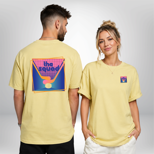 "VINTAGE HOCKEY VIBES" The Squad Overized T-Shirt