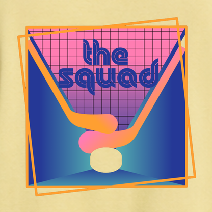 "VINTAGE HOCKEY VIBES" The Squad Overized T-Shirt