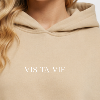 "VIS TA VIE" Lucas Dumont X The Squad Ultra Heavy Oversized Hoodie