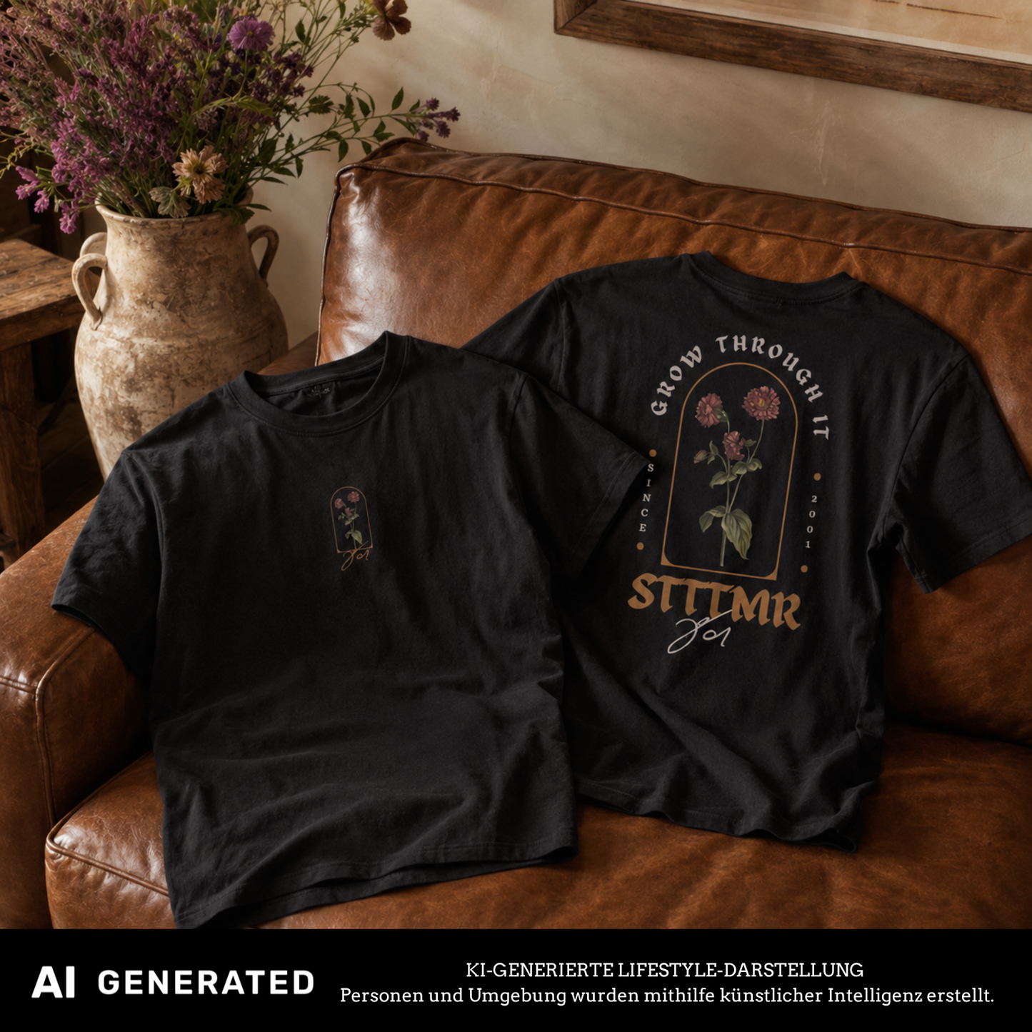 STTTMR Grow Through It Shirt Ladies Cropped Shirt