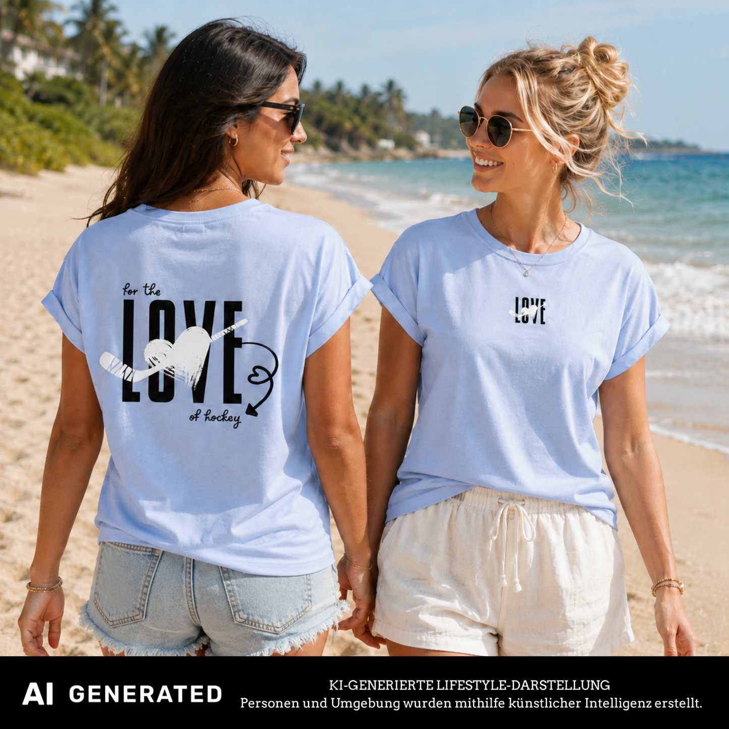 For the Love of Hockey Ladies Shirt