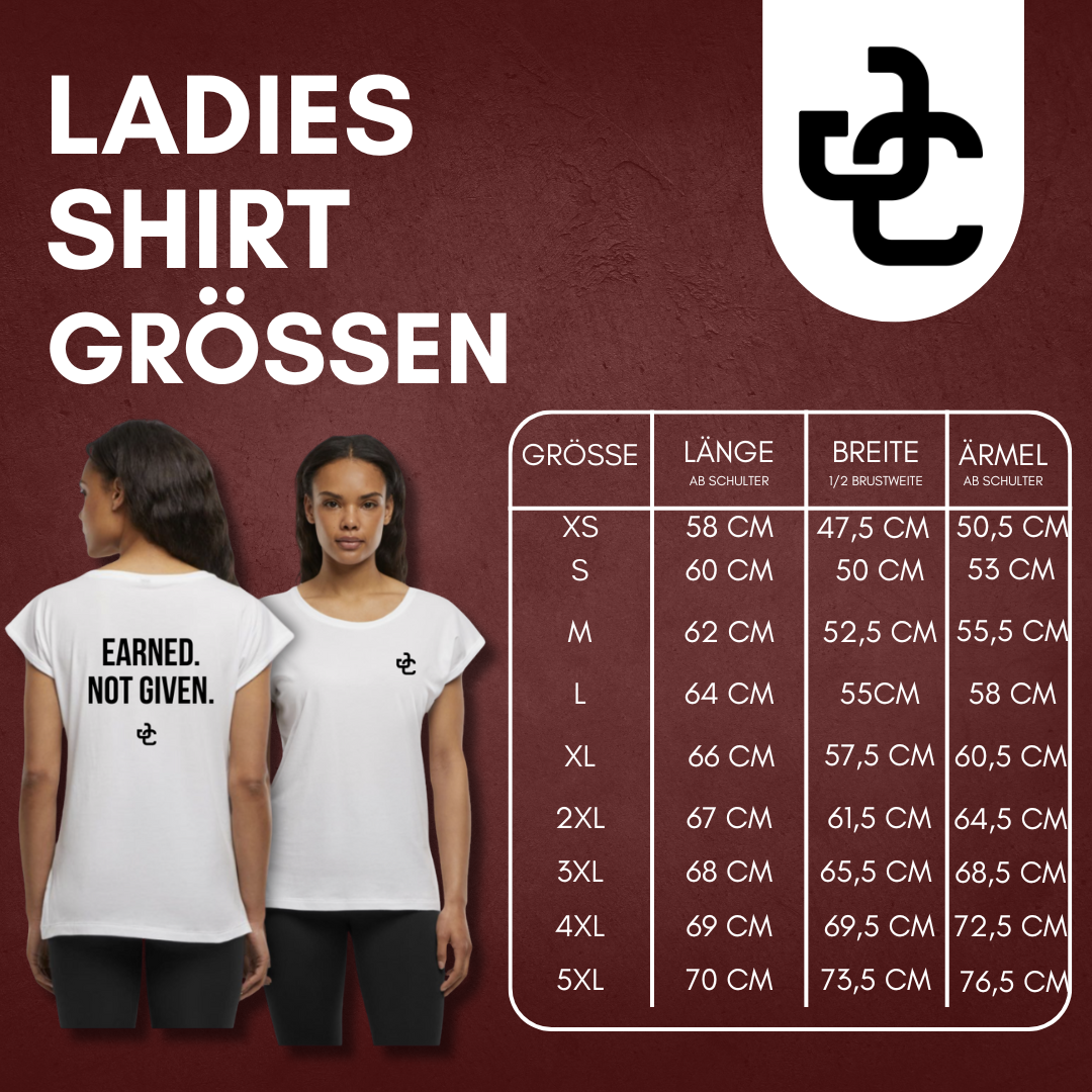 Julian Chrobot "EARNED." Ladies Shirt