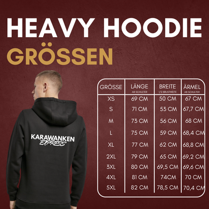 PINGUINS PODCAST x THE SQUAD "karawankenexpress" Heavy Hoody in 2 Farben