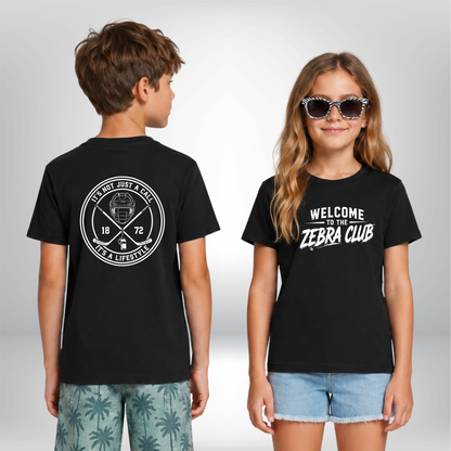 "WELCOME TO THE ZEBRA CLUB" United Hobby League X The Squad Kids T-Shirt