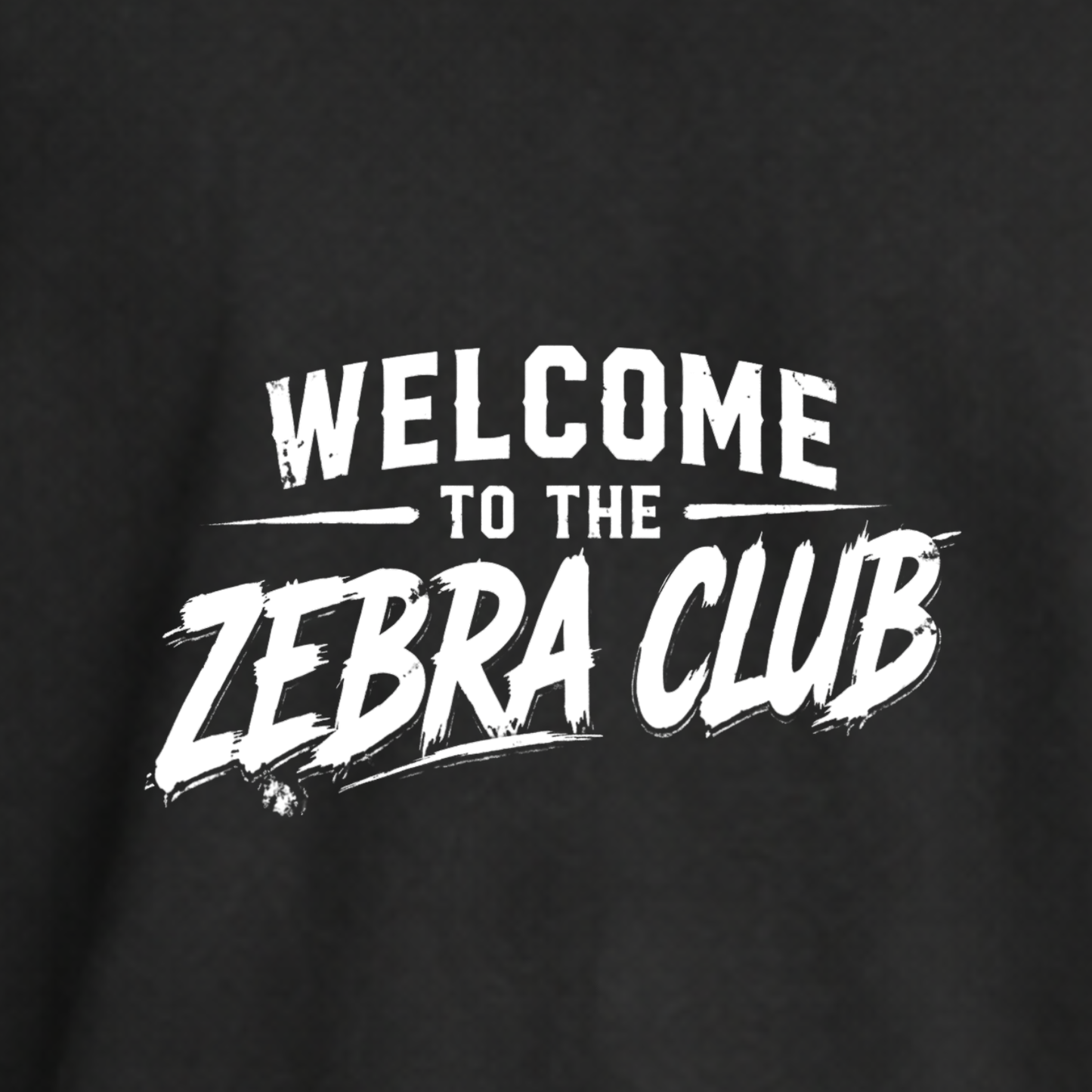 "WELCOME TO THE ZEBRA CLUB" United Hobby League X The Squad Kids T-Shirt