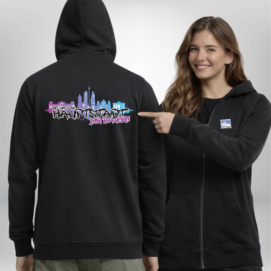 "WIR SIND EURE HAUPTSTADT, IHR BAUERN!" Broken Sticks x The Squad Heavy Zip Hoody