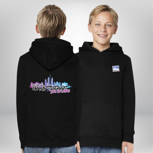 "WIR SIND EURE HAUPTSTADT, IHR BAUERN!" Broken Sticks x The Squad  Kids Hoody