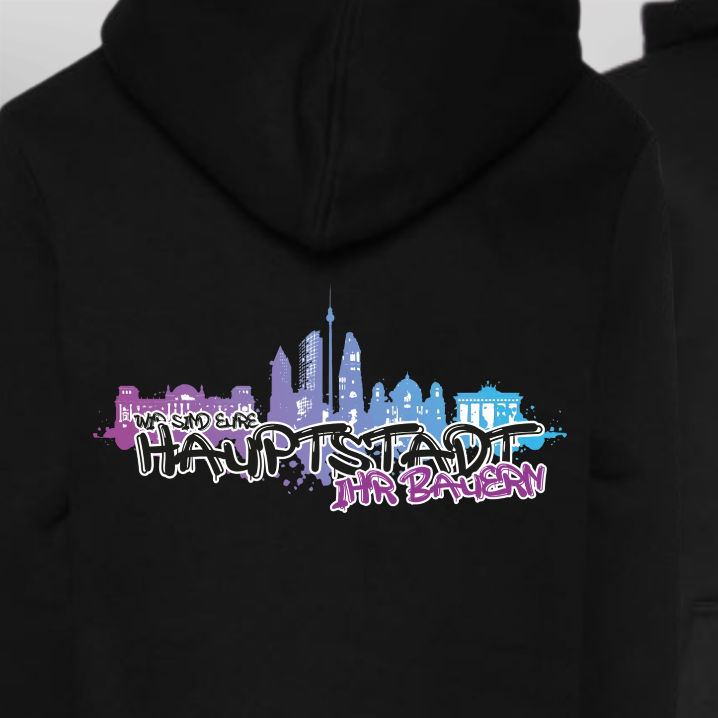 "WIR SIND EURE HAUPTSTADT, IHR BAUERN!" Broken Sticks x The Squad  Kids Hoody