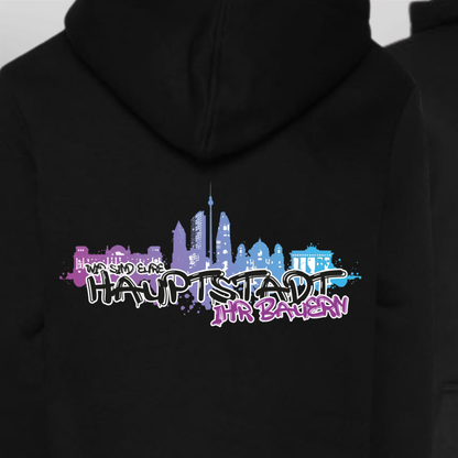 "WIR SIND EURE HAUPTSTADT, IHR BAUERN!" Broken Sticks x The Squad  Kids Hoody