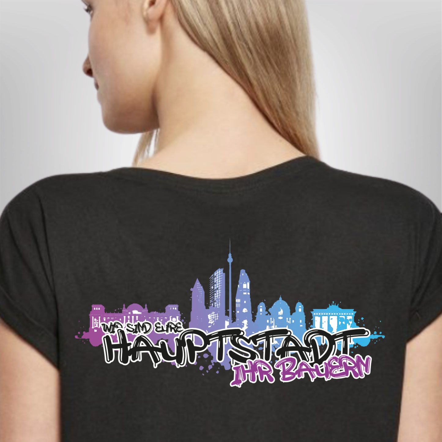 "WIR SIND EURE HAUPTSTADT, IHR BAUERN!" Broken Sticks x The Squad Ladies Shirt