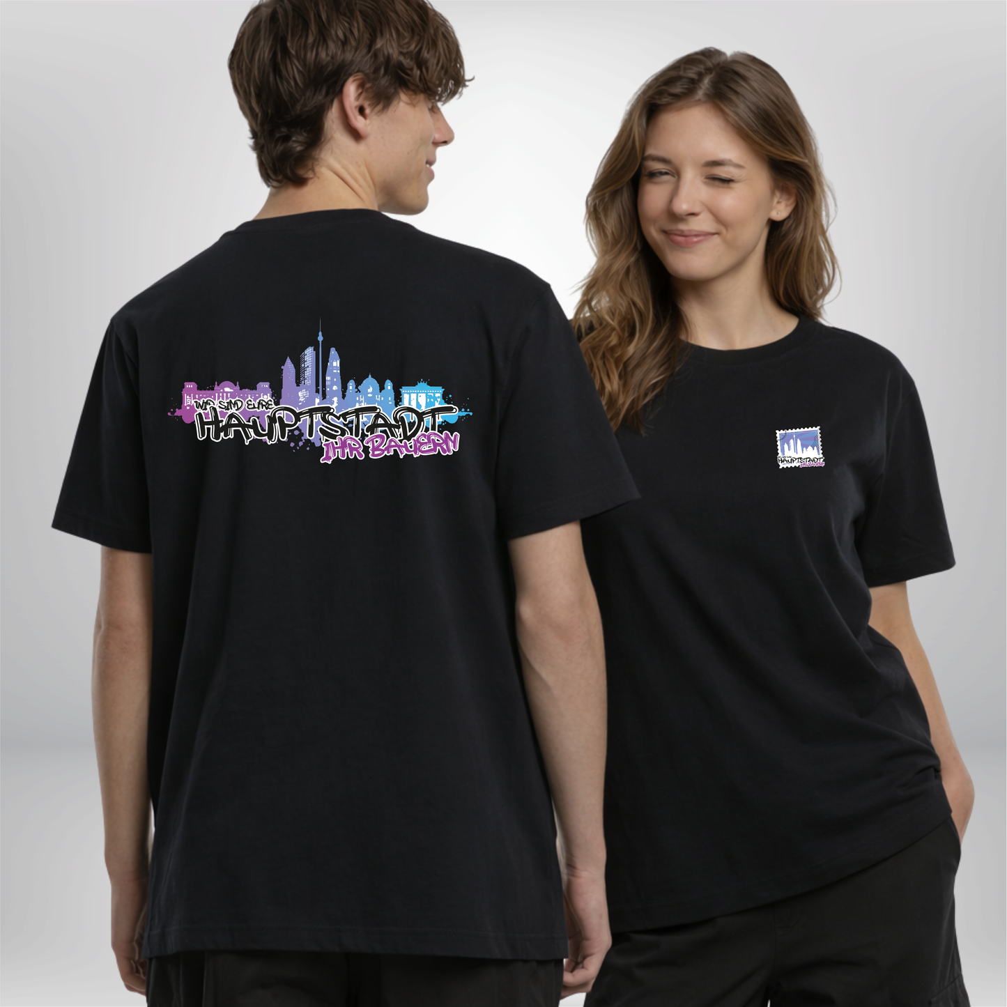 "WIR SIND EURE HAUPTSTADT, IHR BAUERN!" Broken Sticks x The Squad T-Shirt
