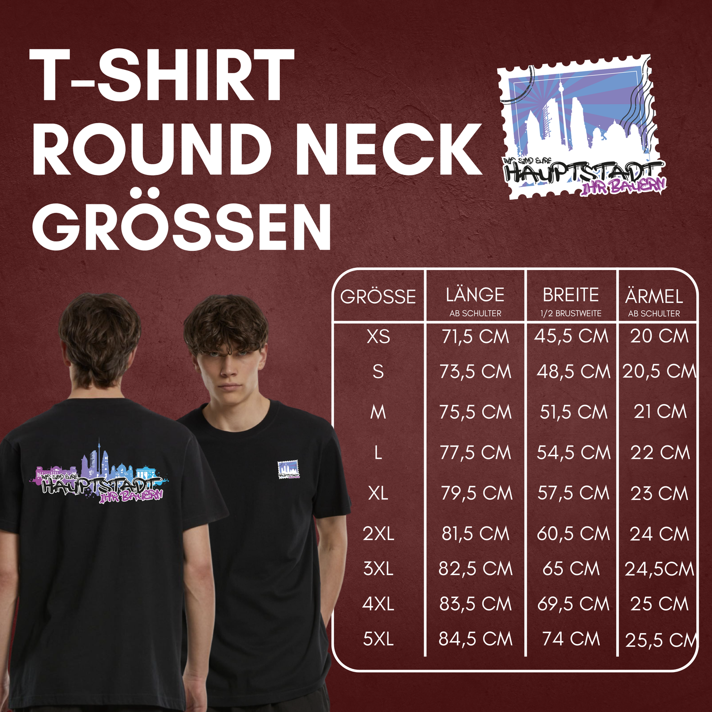 "WIR SIND EURE HAUPTSTADT, IHR BAUERN!" Broken Sticks x The Squad T-Shirt