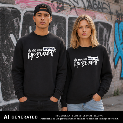 Wir sind euer Meister Crewneck