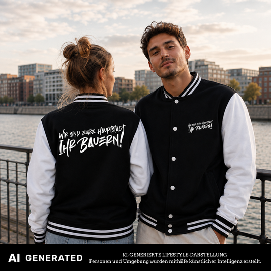 Wir sind eure Hauptstadt College Jacke