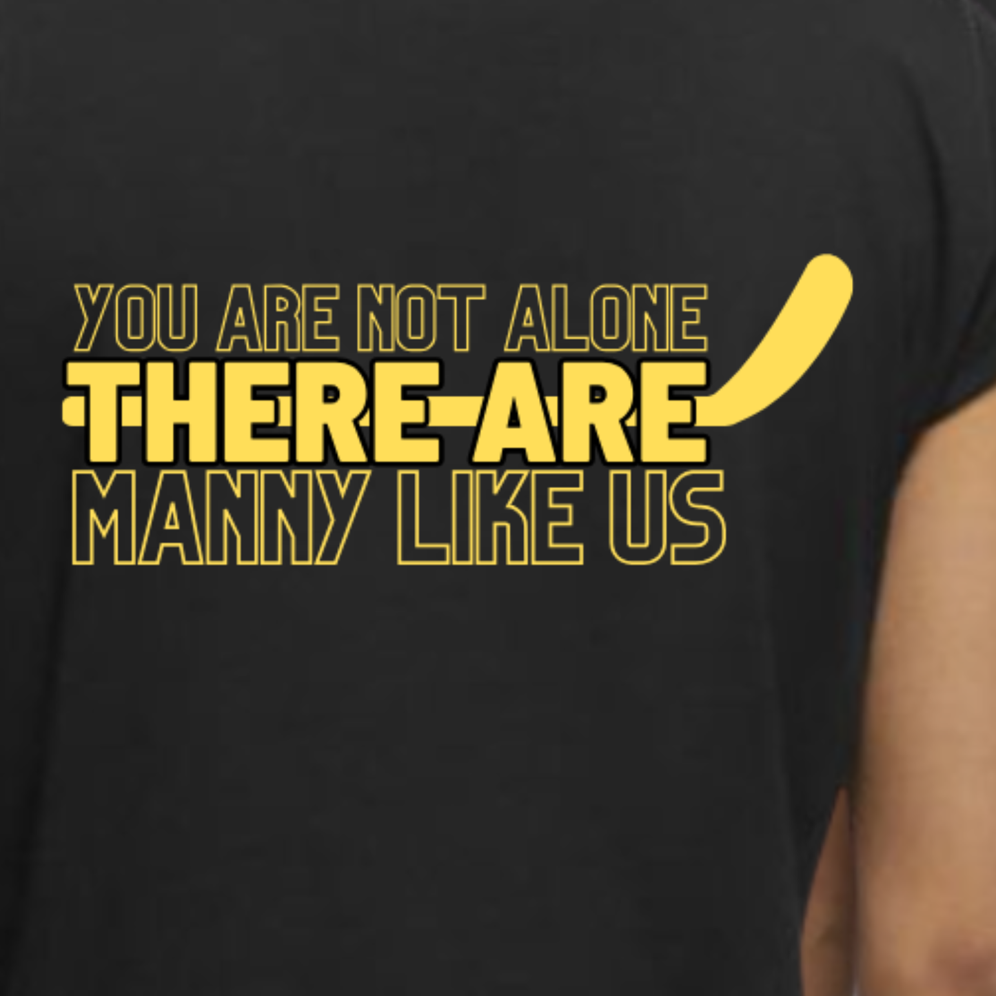 "YOU ARE NOT ALONE"  Manuel Wieder X The Squad Ladies Shirt