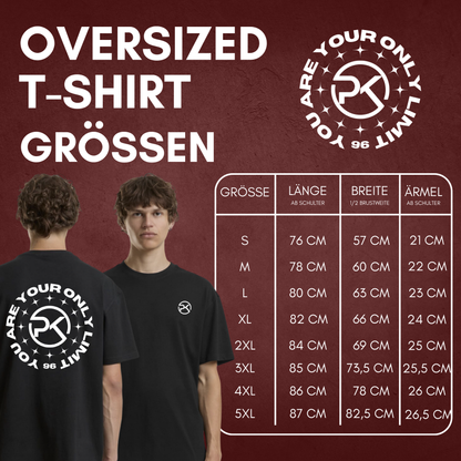 "YOU ARE YOUR ONLY LIMIT" Patrick Kurz X The Squad Oversized Shirt